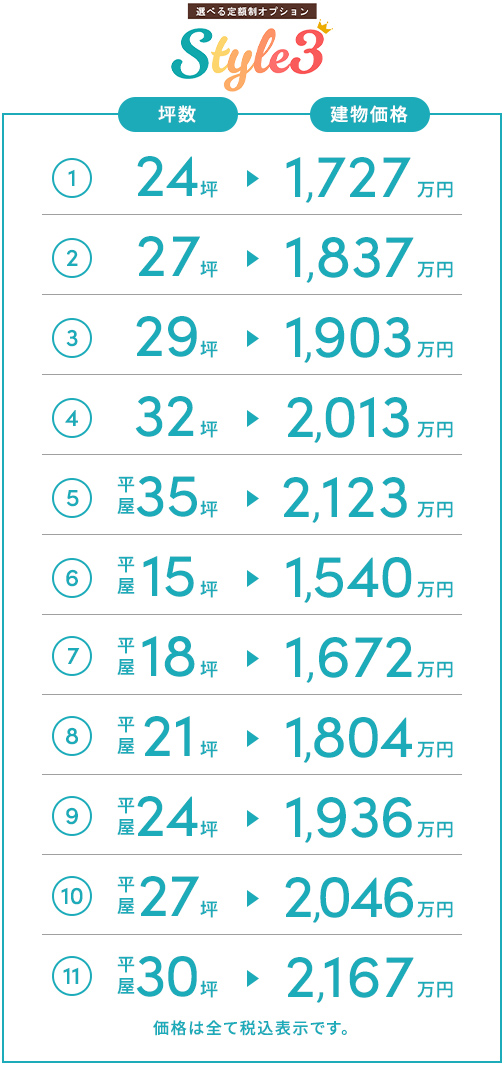 選べる定額制オプションStyle3